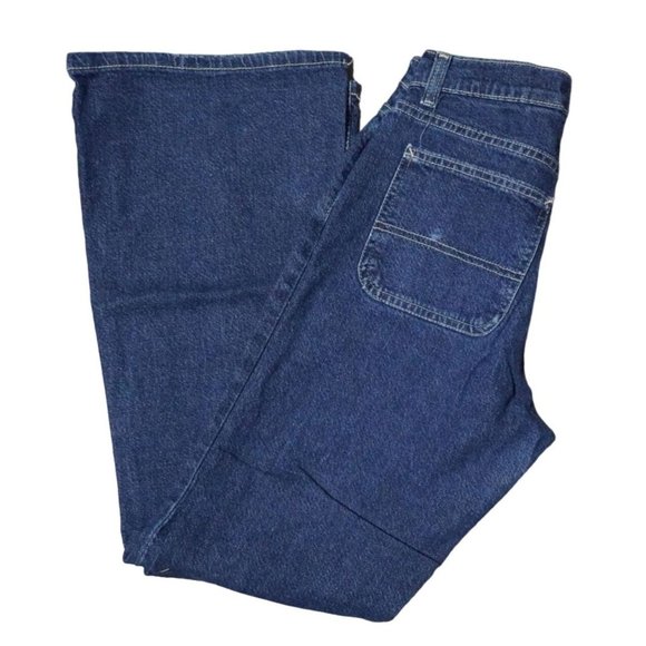 Vintage Old Navy Jeans Size 2 Flare Stretch Boot Cut Dark Wash - Picture 6 of 10